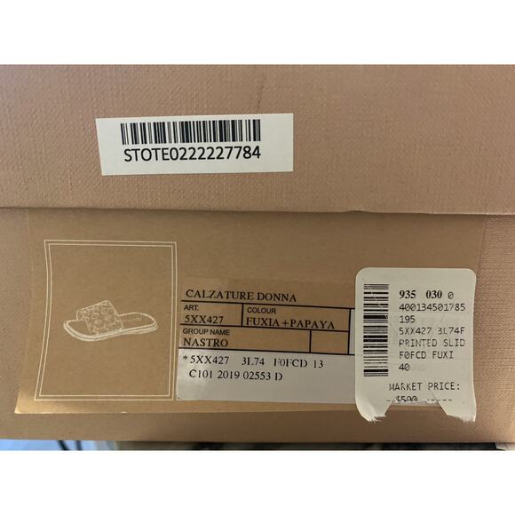 NIB $590 PRADA Miu Miu Women's Pink Sandals 10 US (40 Euro) Italy - Picture 7 of 7